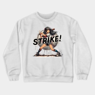 Swing Star Baseball Crewneck Sweatshirt